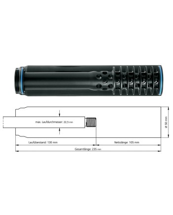 ERA Silencer SOB 2 Schalldämpfer