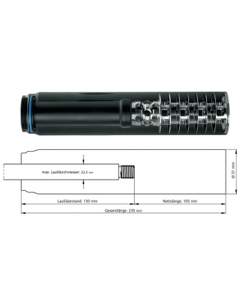 ERA Silencer SOB 2S Schalldämpfer