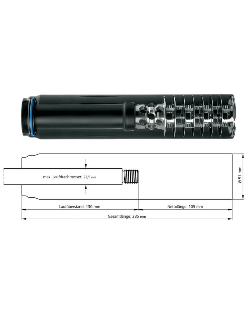ERA Silencer SOB 2S Schalldämpfer