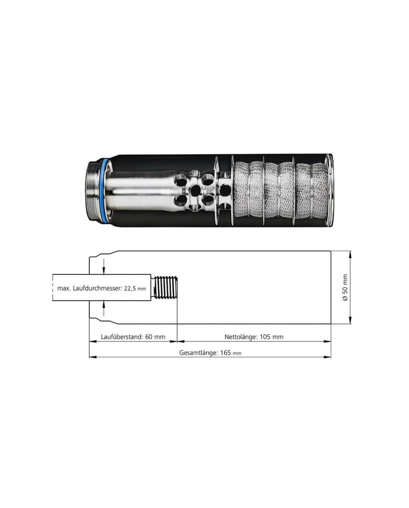 ERA Silencer STI 3D Titan-Schalldämpfer